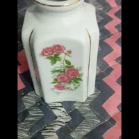 باسلام قندان دونه ای۵۵ چایی دان ۲۰۰ گل قرمز قدیمی|ظروف سرو و پذیرایی|مشهد, طبرسی شمالی|دیوار