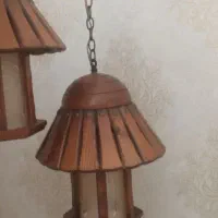 لوستر چوبی|لوستر و چراغ آویز|تبریز, |دیوار