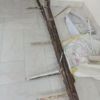 حدود ۱۳ متر نبشی با میلگرد