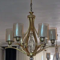 لوستر رنگ ثابت و چوبی