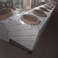 تنورگلی استیل متحرک چرخدار تنور گلی / تنورگازی|اجاق گاز و لوازم برقی پخت‌وپز|اصفهان, رهنان|دیوار