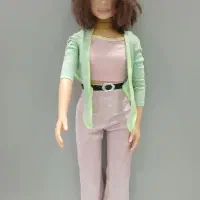 عروسک باربی مفصل دار متحرک قد ۱۲۰ سانت