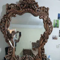 سرویس خواب سلطنتی پر منبت در حد نو واقعی|تخت و سرویس خواب|تهران, شمشیری|دیوار