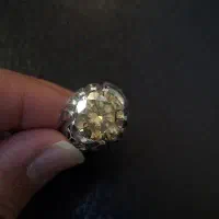 انگشتر موزانایت زرد|جواهرات|بیرجند, |دیوار