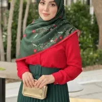 دو طرح در یک روسری،مناسب یلدا و بعد از یلدا