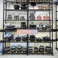 سرویس قابلمه 10 پارچه کرکماز استیل ترک کف چدن|ظروف پختوپز|مشهد, طلاب|دیوار