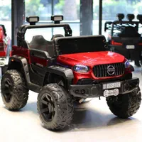 ماشین شارژی بنز آفرودی لاستیک ژله‌ای (موتور شارژی)