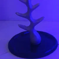 ست متفکر سینی دفرمه و استند شاخه جا جواهری|صنایع دستی و سایر لوازم تزئینی|مشهد, ایثارگران|دیوار