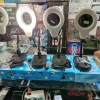 لوپ شرکتی چراغ مطالعه ذره بینی ال ای دی دار رومیزی