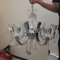 دو عدد لوستر در حدنو با لاله های چک|لوستر و چراغ آویز|تهران, دروازه شمیران|دیوار