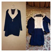 کت و شلوار مجلسی  سایز بزرگ در حد نو