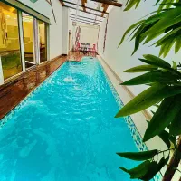 اجاره روزانه ویلایی استخر دار دو قدمی دریا|اجارهٔ کوتاه‌مدت ویلا و باغ|کیش, |دیوار