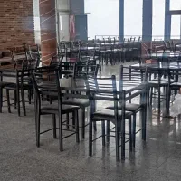 میز صندلی فلزی