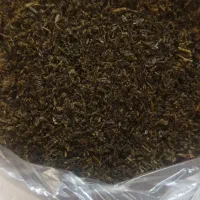 سبزی قورمه کاملا سرخ شده وخشک