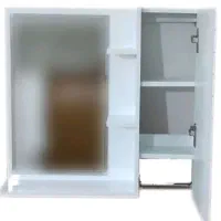 آینه کمد دار سرویس بهداشتی کاملا تمیز و در حد نو