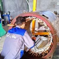 سیم‌پیچی الکتروموتورهای صنعتی