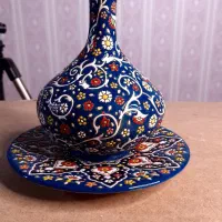 ست گلدان و بشقاب میناکاری|صنایع دستی و سایر لوازم تزئینی|تهران, جی|دیوار