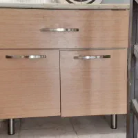 کابینت دو در ام دی اف کابینت  گاز صفحه ای
