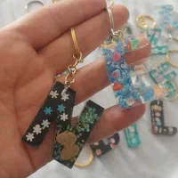 حروف انگلیسی  رزینی سر کلیدی