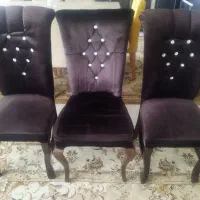 سه عدد صندلی کاملا سالم بدون شکستگی