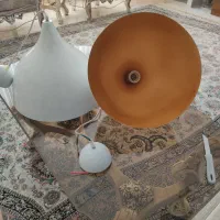 لوستر آویزکلاهی بزرگ تک لامب