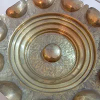 شیرینی خوری بزرگ عتیقه تمام قلم قدیمی|کلکسیون اشیاء عتیقه|بروجرد, |دیوار