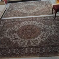 جفت فرش ماشینی ۶ متری ابریشم گونه طرح دست بافت|فرش|اهر, |دیوار
