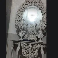 آینه وشمعدونی ومبل 7 نفره