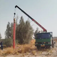 جرثقیل خاور ونیسان یدک کش با چرخگیر شبانه روزی|خدمات حمل و نقل|زابل, |دیوار