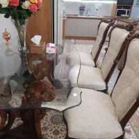 مبلمان استیل ۷ نفره + ناهار خوری ۸ نفره|مبلمان خانگی و میز عسلی|پردیس, فاز ۴|دیوار