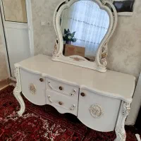 آینه کنسول چوبی