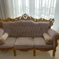 مبلمان استیل و سلطنتی 13 نفره فروش فوری|مبلمان خانگی و میز عسلی|اسلام‌شهر, شهرک واوان|دیوار