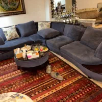 مبل ال و مبل پنج نفره کاملا سالم و با کیفیت بالا