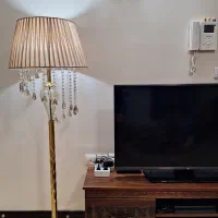 آباژور ایستاده کنار سالنی