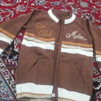 ژاکت جلوباز زیپ دار نو