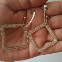 گوشواره طرح جواهر اصل