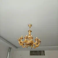 لوستر تمام برنج|لوستر و چراغ آویز|اراک, |دیوار