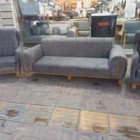 مبل راحتی پایه چوبی کاوالی|مبلمان خانگی و میز عسلی|خمینی‌شهر, |دیوار