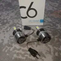 هدلایت خودرو  C6 پایه H4 با شدت نور7000لومن