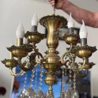 لوستر برنز ی ۵ شاخه