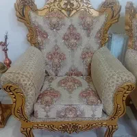 مبل سلطنتی ۹ نفره|مبلمان خانگی و میز عسلی|رباط‌کریم, رباط‌کریم|دیوار