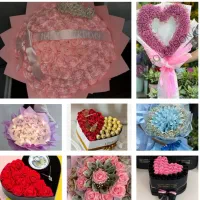 گل های روبانی وباکس های کادویی