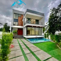 ویلاتریبلکس استخرفعال ۳۵۰متر ۴خواب سند شش دانگ