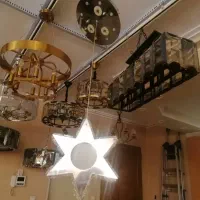 لوستر طرح ستاره|لوستر و چراغ آویز|تهران, فردوسی|دیوار