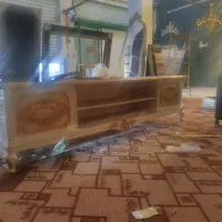 میز تلویزیون تمام چوب