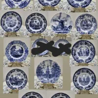 بشقاب دیوار کوب انتیک