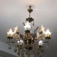 لوستر ۱۰شعله و دیوار کوب ۲شعله