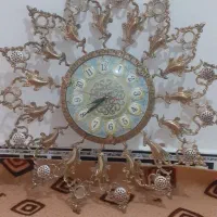 گلدان برنز و ساعت دیواری برنز|ساعت دیواری و تزئینی|نهاوند, |دیوار