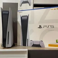 ps5 پلی استیشن فایو دیسک خور با یک دسته اضافه|کنسول، بازی ویدئویی و آنلاین|کرمان, |دیوار