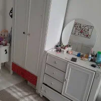 کمد و دراور جنس ممبران رنگ سفید دست ساز